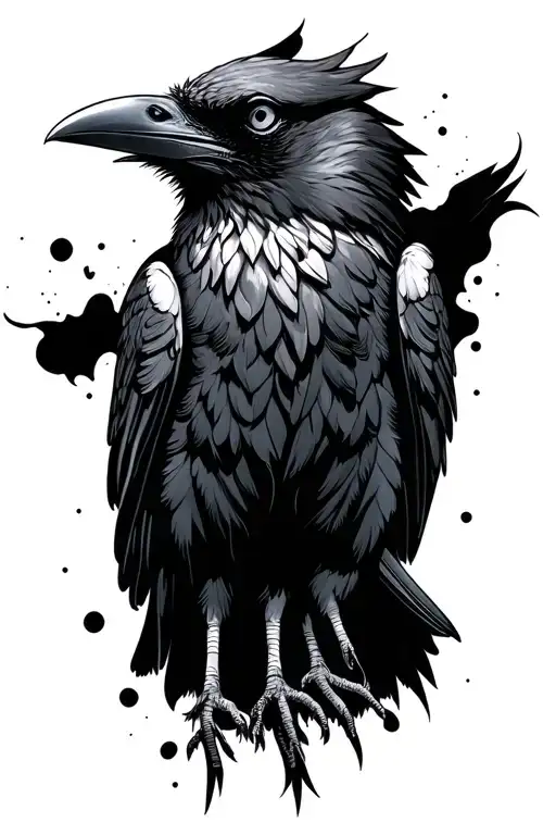 Raven Book Ink Spots