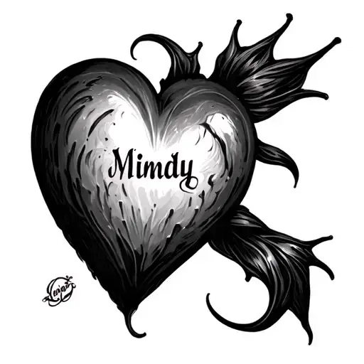 Heart With The Name Mindy