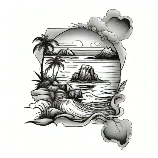 Small Beach Landscape