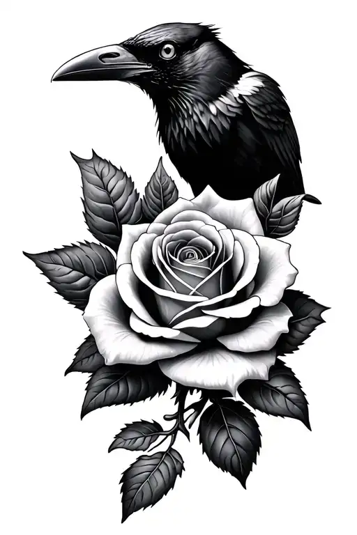 Raven And Rose