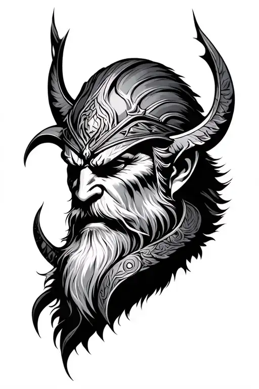 Odin God Of War Trible
