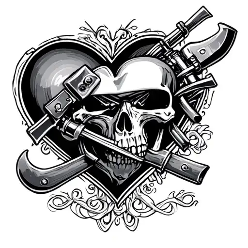 Harley Shovelhead Heart