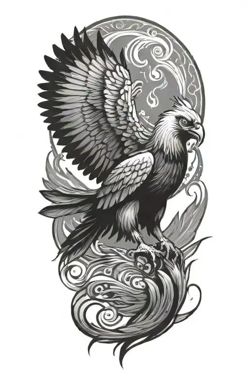 Ecuadorian Condor Soaring Phoenix Atop