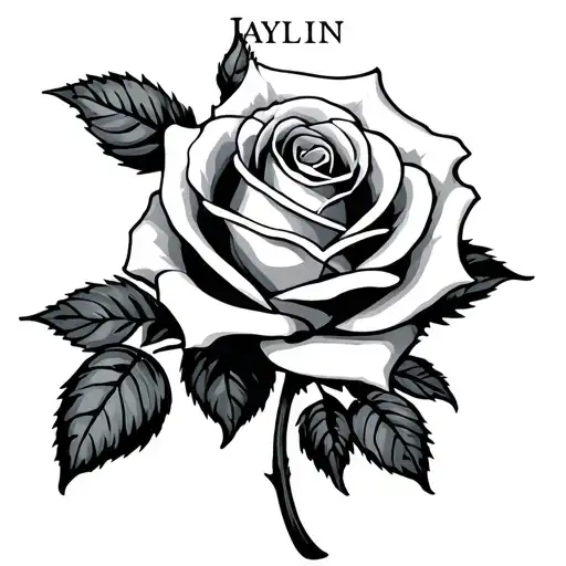Rose With The Name Jaylin