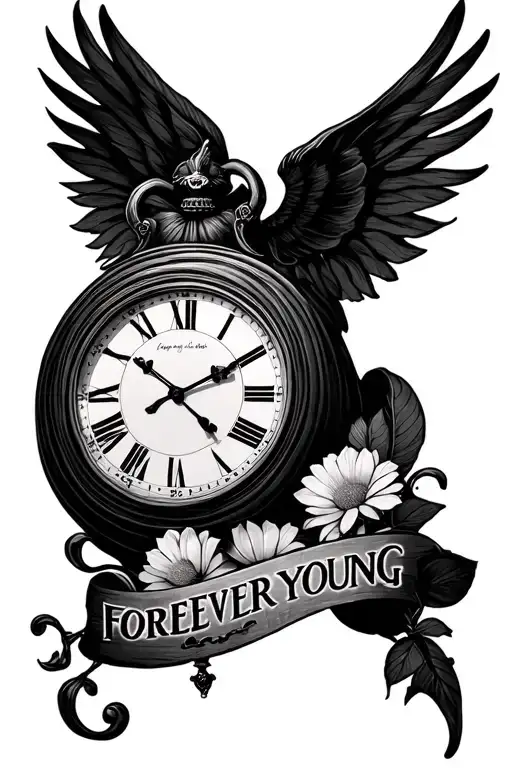 Forever Young And Grandfather Clock