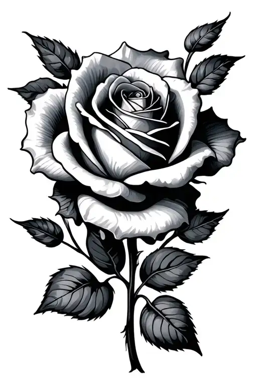 Ellie Cursive With A Rose Ntersecting