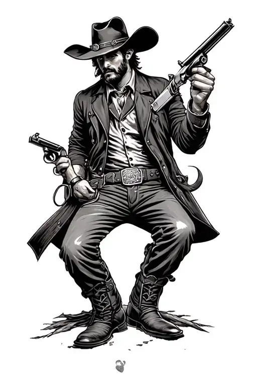 Western Outlaw Gunslinger
