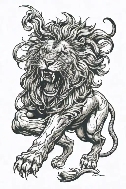 Lion Roaring