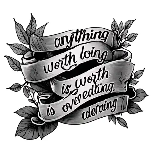 Anything Worth Doing Is Worth Overdoing