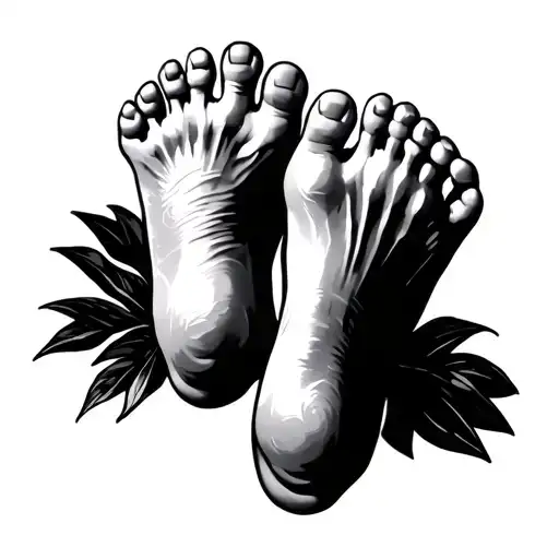 Asael With Baby Feet