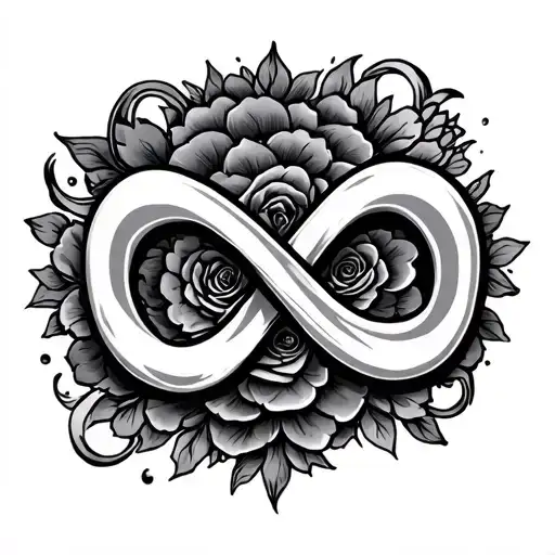 Children's Name As Infinity Sign