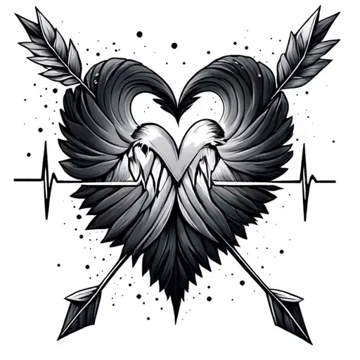 Friendship Arrow Heartbeat