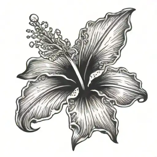 Lajai With A Hibiscus Flower