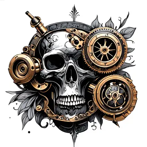 Steampunk Tattoo Design