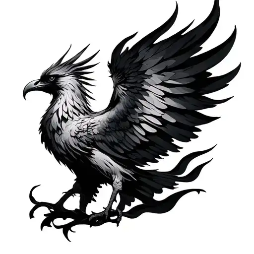 Phoenix Rising Flames