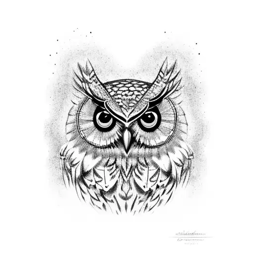 Owl With Sparkles Evan Somewhere