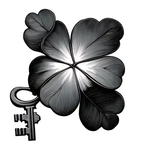 Key Opening Clover Inside