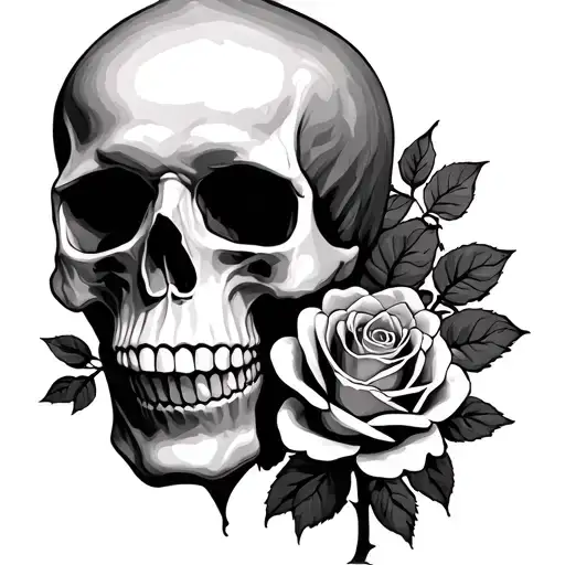 Skull Roses