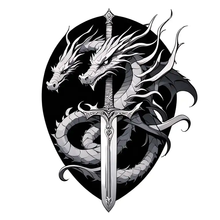 Dragon And Sword