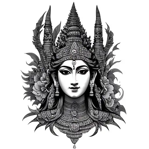 Ankor Wat And Akame Full Sleeve