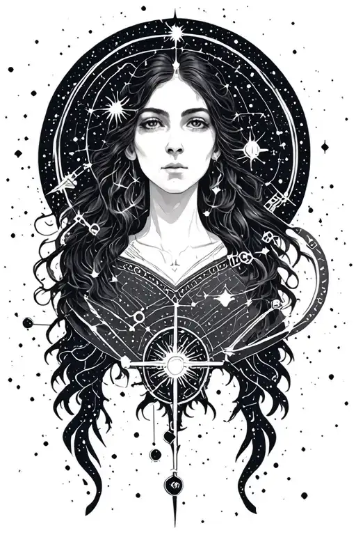 Cassiopeia Constellation Surrounded