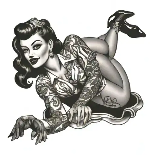 Pinup Girl Tattooed