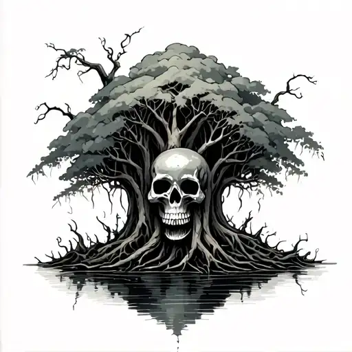 Swamp Tree Small Skulls