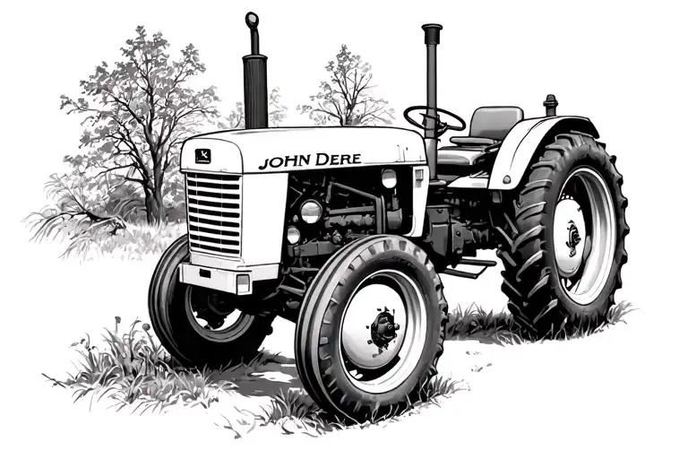 Old John Deere B Tractor