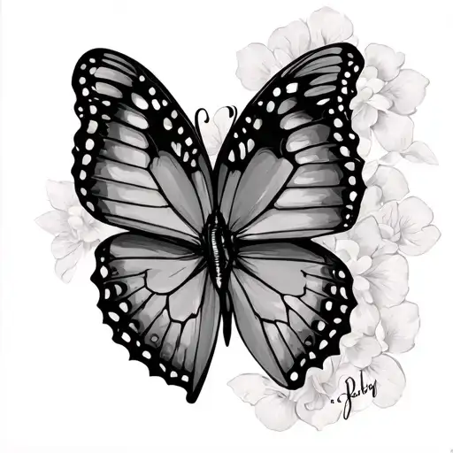 Butterfly With The Name Incorporated Betty