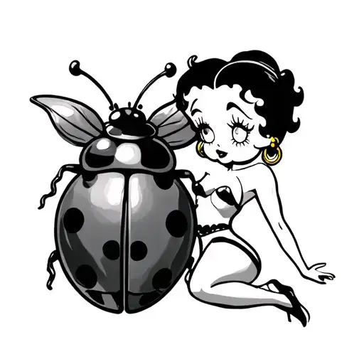 Betty Boop And Lady Bug Small