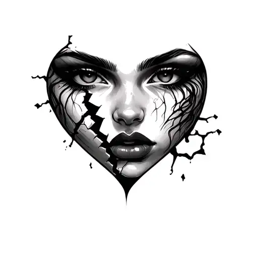 Face And Broken Heart