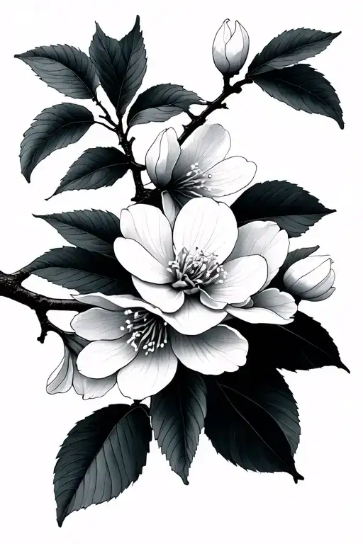 Cherry Blossom Branches