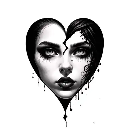 Face And Broken Heart