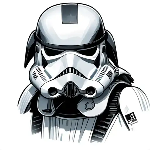 Starwars Pigeon Dressed Like Stormtrooper