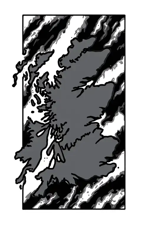 Scottish Map Outline