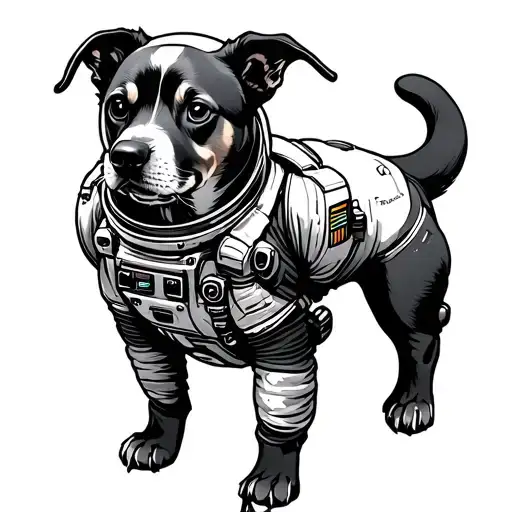 Astronaut Dog