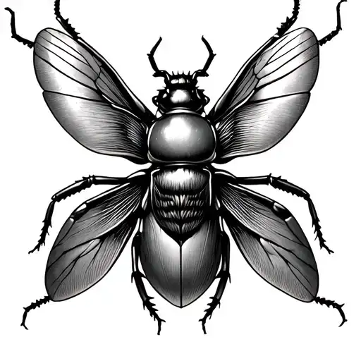 Sic Parvis Magna Within A Bug