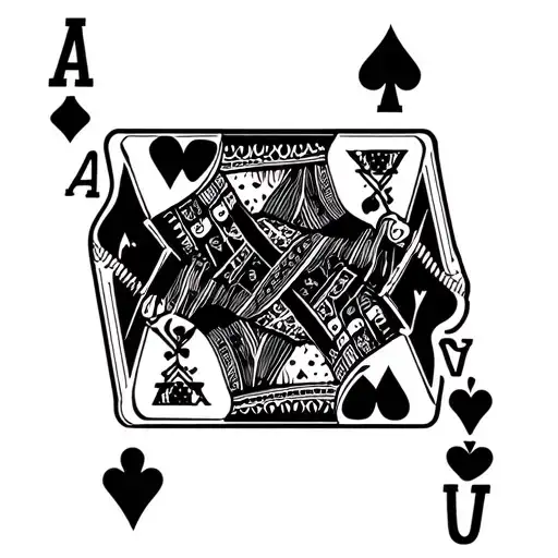 I Want Playing Cards With King And Ace