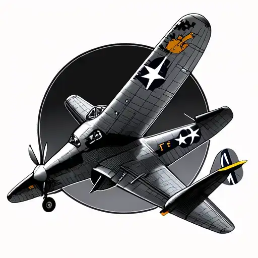 World War Ii Plane Element Mecanic