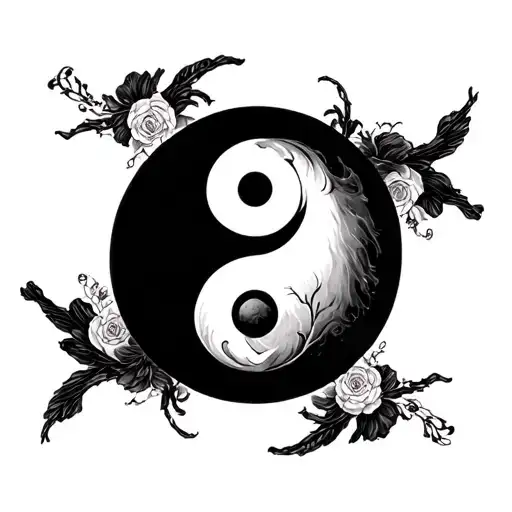 Tattoo Yin Yang Ideas With Logo Of Trafalgar D Lo