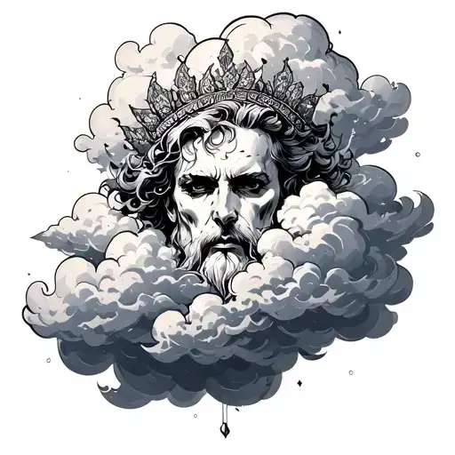 Cru With Clouds Surrounding