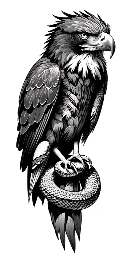 Country Traditionell Snake Eagle