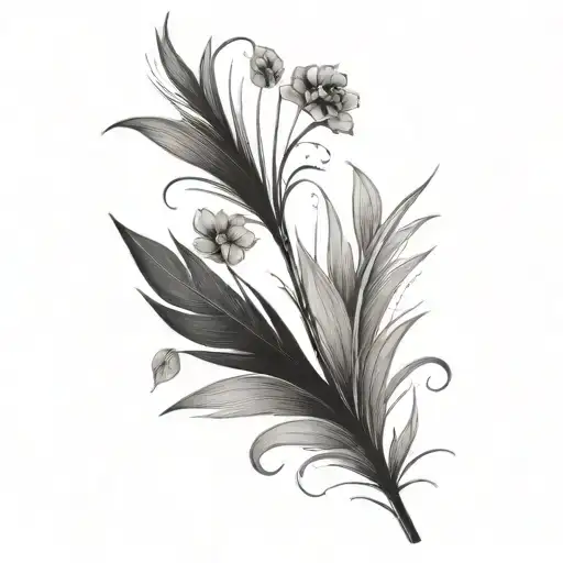 Cover Up Nature Patterns Grass And Leaves