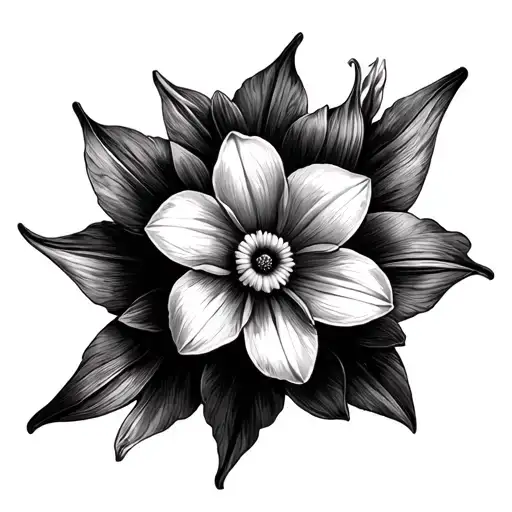 Daffodil Mandala Lily Of The Valley