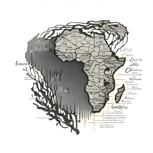 Bible Verse Written With Africa Map