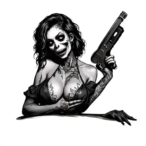 Zombie Pin Up Girl