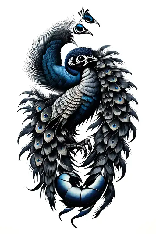 Peacock & Scorpion