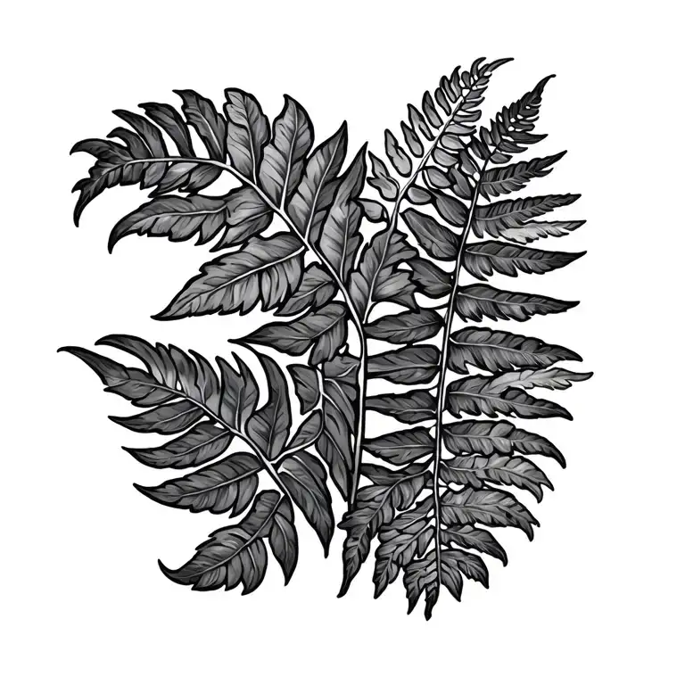 Fern Leaf Intertwined