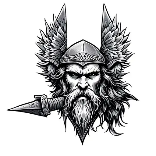 Norse Tattoo For Outdoorsman