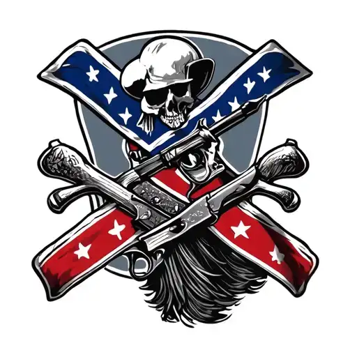 Confederate South Carolina Theme With Symbolism